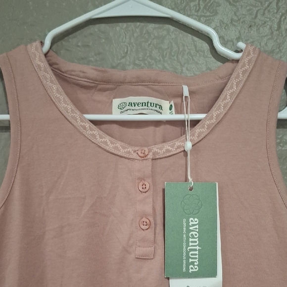 Aventura Blush Pink Top with Button Detail - Picture 3 of 7